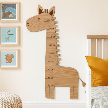 Højdemåler - Giraf - 119×82 cm