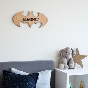 Navneskilt - Batman - 24×11 cm