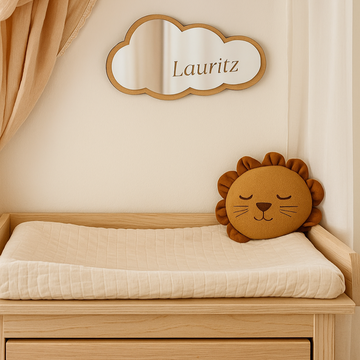 Spejl - Sky med navn - 26x15 cm