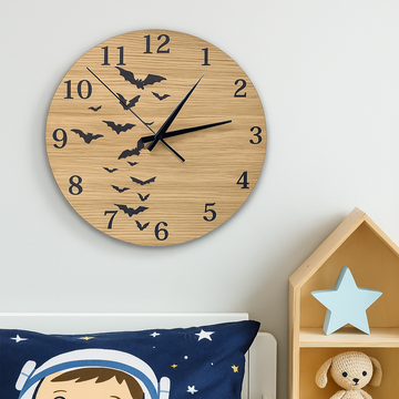 Vægur - Egetræ - Flagermus