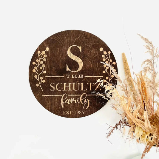 Familie skilt - The Family - 34×34 cm