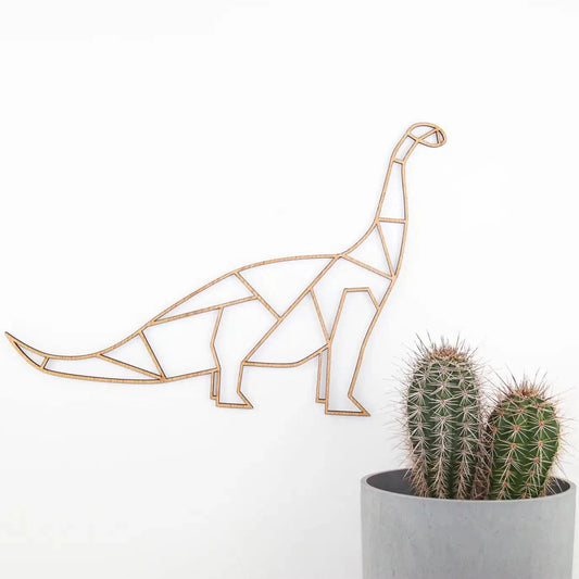 Langhalset dinosaur - 53×36 cm
