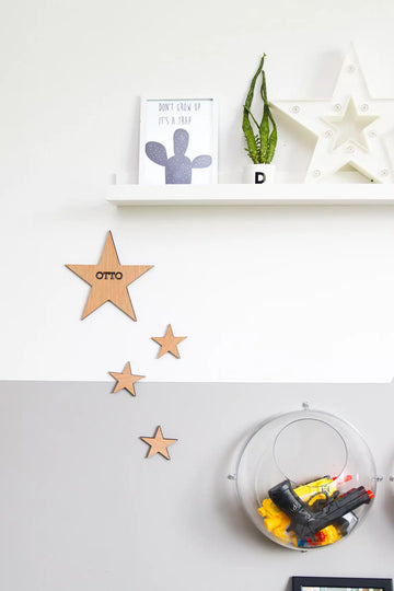 Navneskilt - Stjerner med navn - Forskellige størrelser