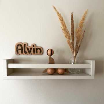 Navneskilt - Formet som navn - Højde 6,5 cm