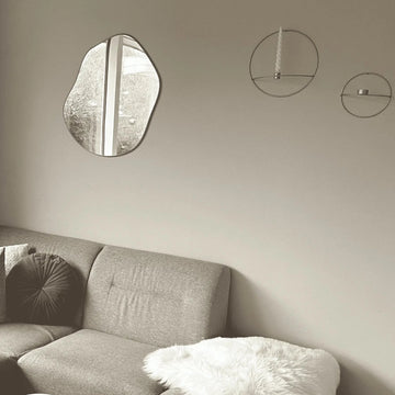 Asymmetrisk spejl - 52x64 cm