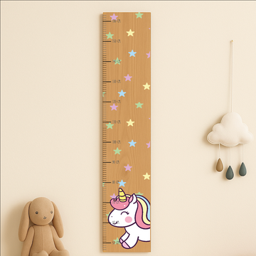 Højdemåler - Enhjørning - 120×20 cm