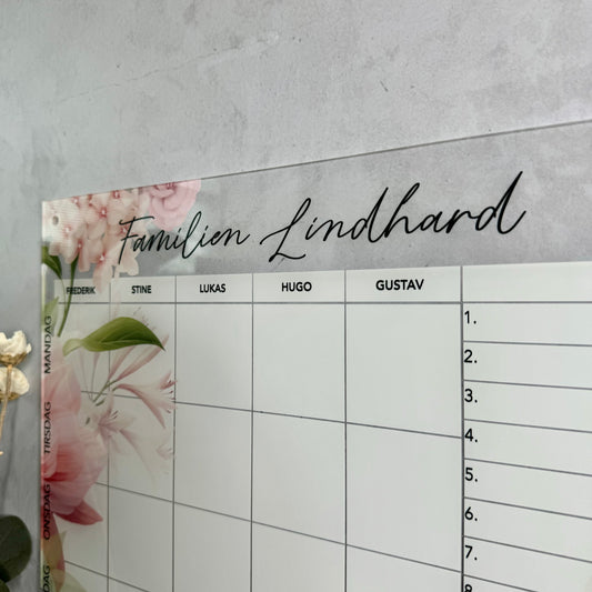 Familiekalender - Blomster