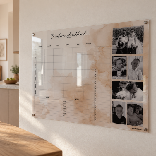 Design selv familiekalender