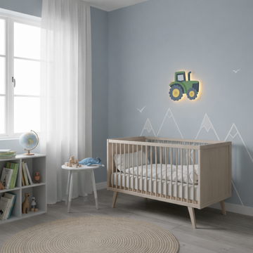 Børnelampe - Traktor - 41x35 cm