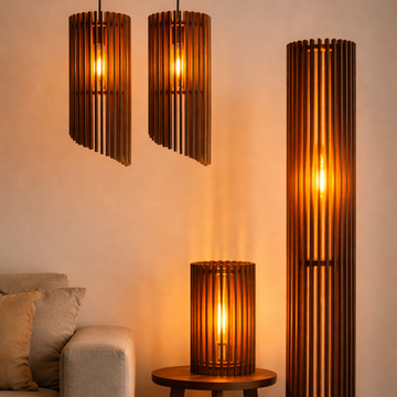 Pendel lamper - Pakkeløsninger med spirallamper (4 stk)