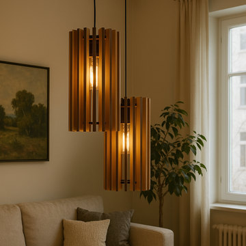 Pendel lampe - Lige - 15x30 cm