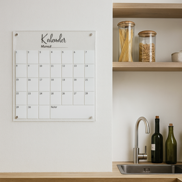 Vægkalender - Evighedskalender - 40×40 cm