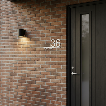 Husnummer - Personlig tekst