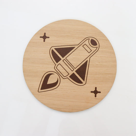 Børnelampe - Raket #1 - Ø26 cm