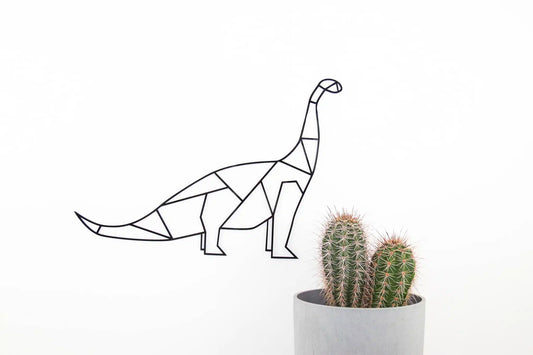 Langhalset dinosaur - 53×36 cm