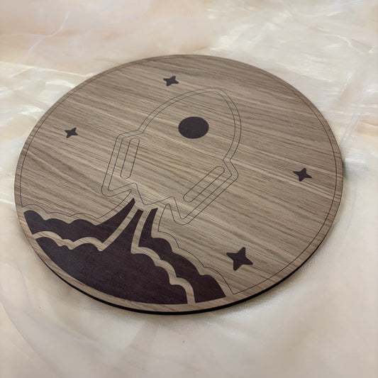 Børnelampe - Raket #2 - Ø26 cm