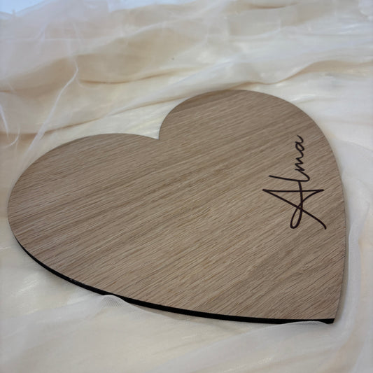 Børnelampe - Hjerte - 27x24 cm