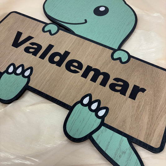 Børnelampe - Dinosaur - 42x41 cm