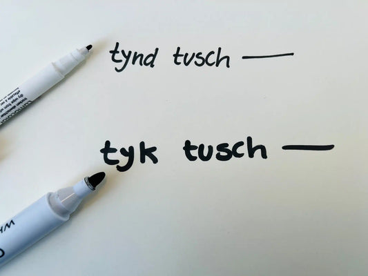 Whiteboard tusch - Tynd - 1 mm.