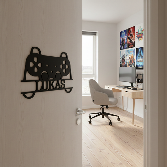 Navneskilt - Controller #3 - 33x45 cm