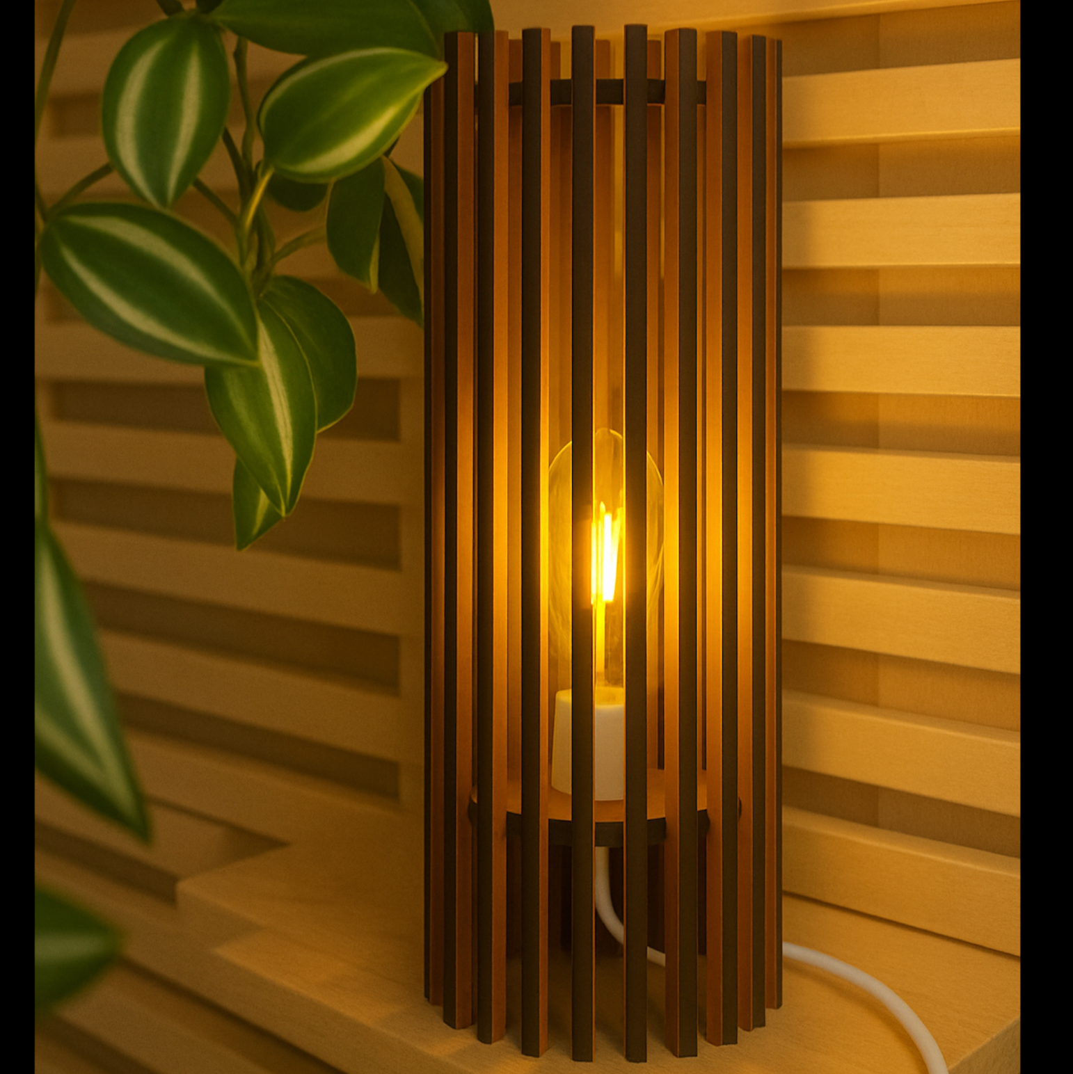 Bordlampe - Pendel - Lige - 15x30 cm