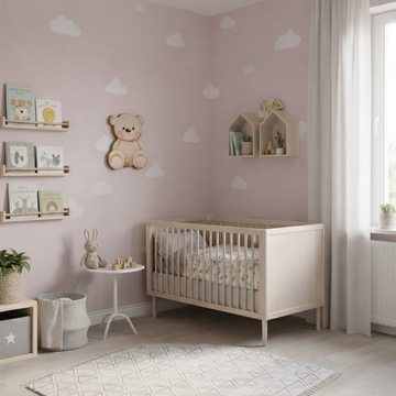 Børnelampe - Stor Bamse - 27x32 cm