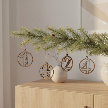 Adventskalender - Tal - 12x13 cm