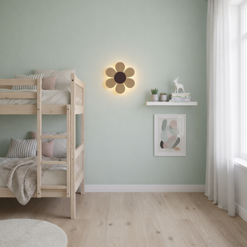 Børnelampe - Blomst - 35x39 cm