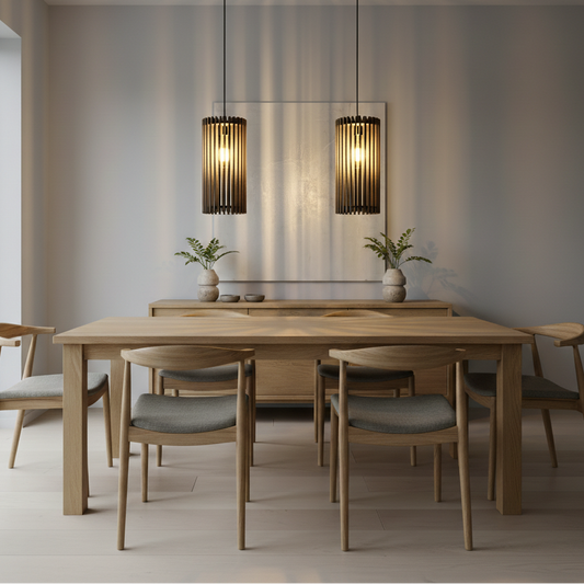 Pendel lampe - Lige - 15x30 cm