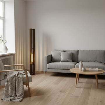 Pendel gulvlampe - Lige - 15x120 cm