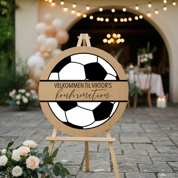 Velkomstskilt - Fodbold